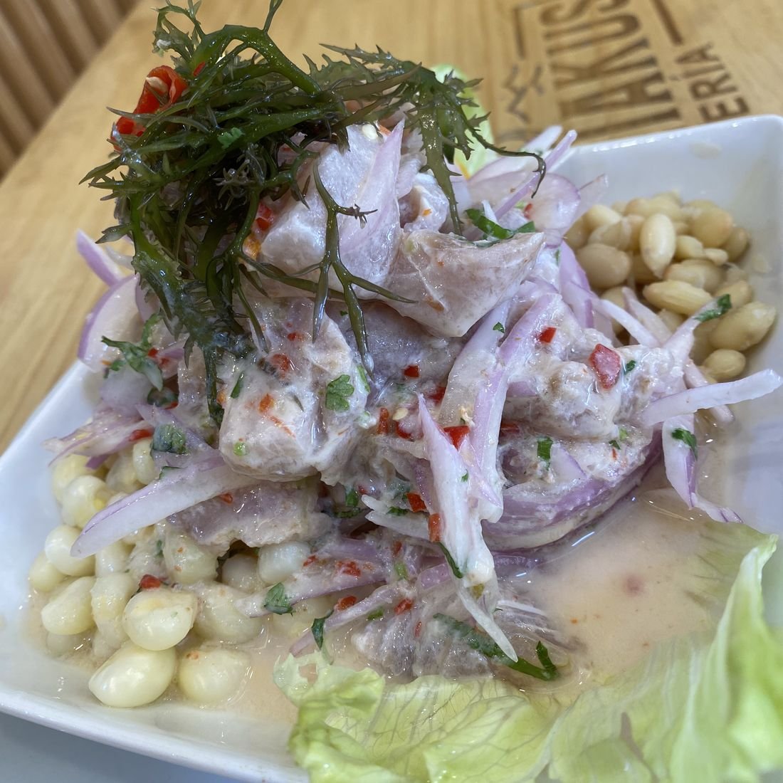 En la foto: ceviche de pescado · S/ 32